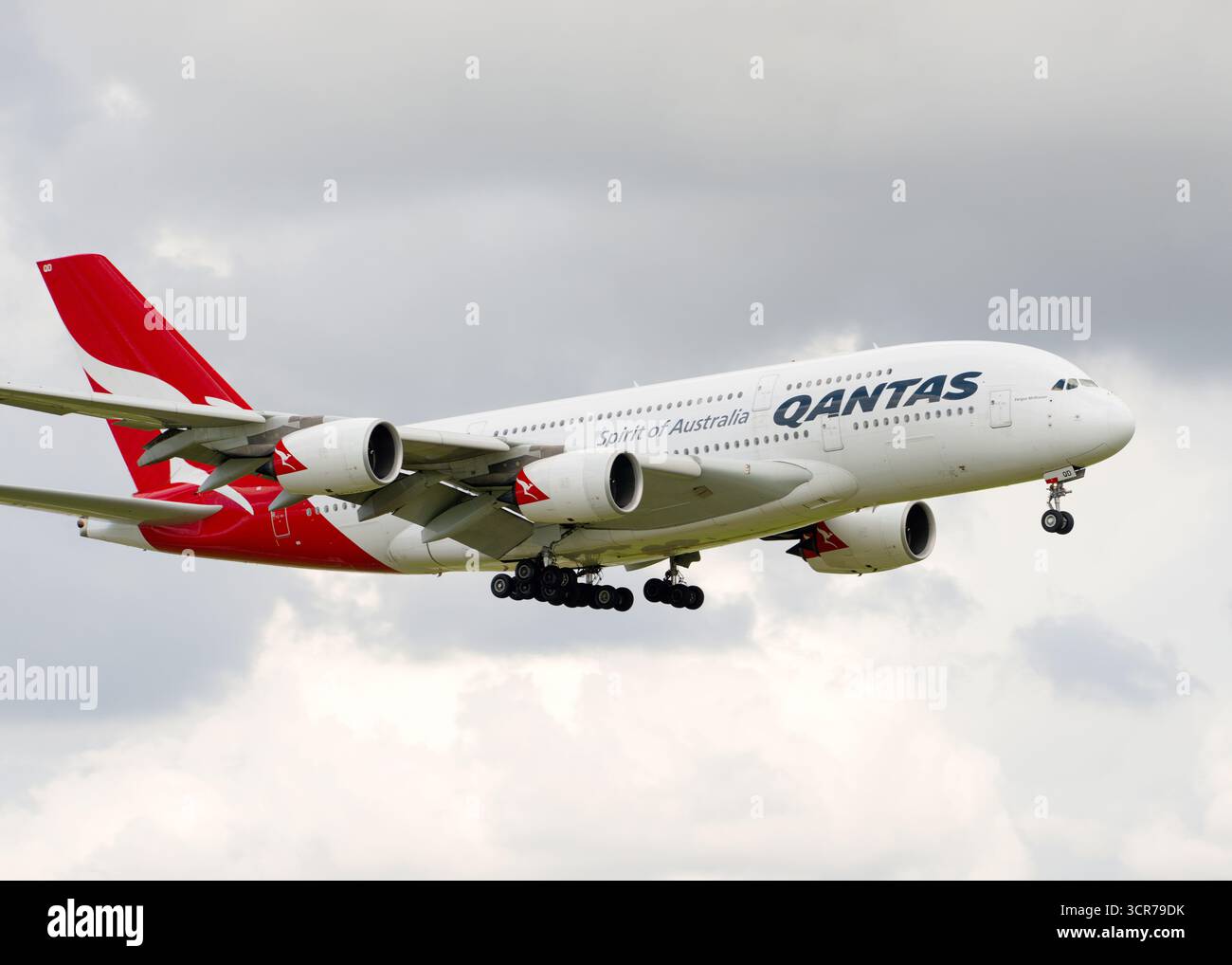 Qantas Airbus A380 Stock Photo - Alamy