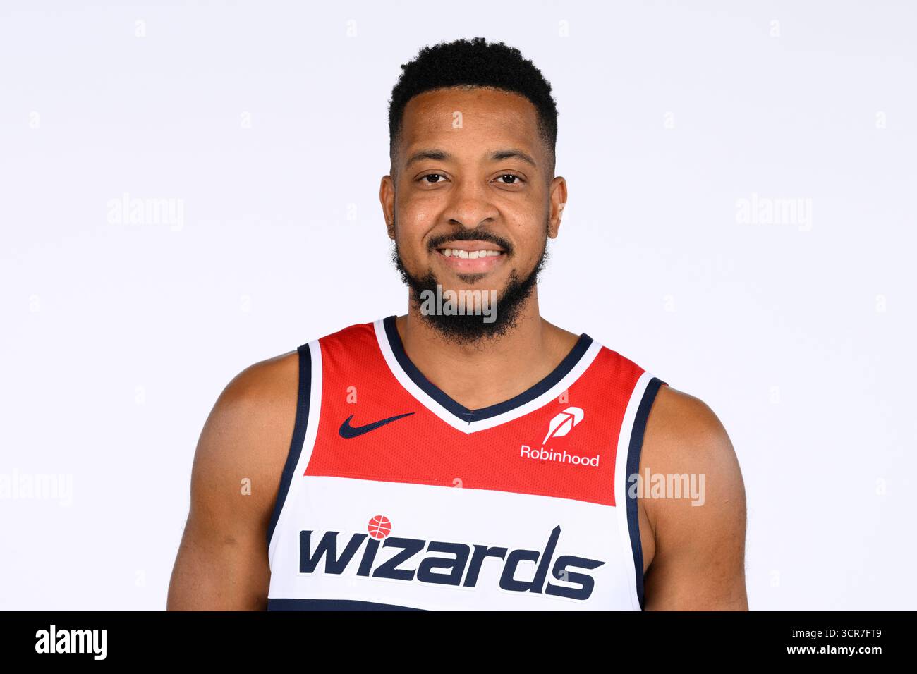 Washington Wizards guard CJ McCollum (3) poses for a photo during the ...