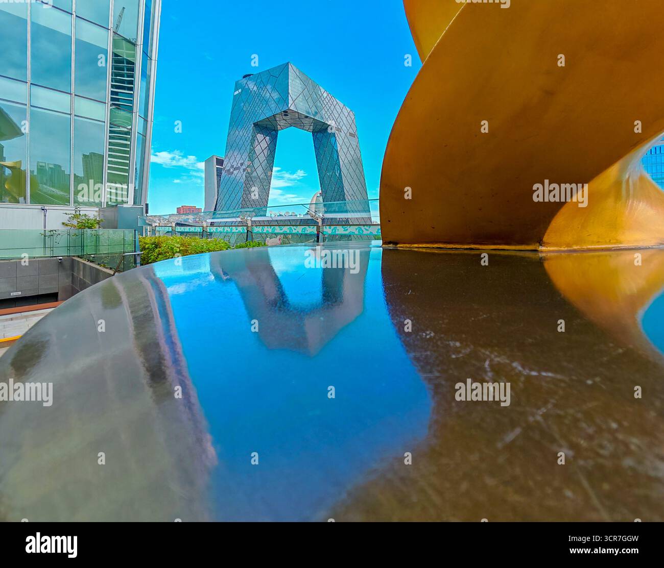 Beijing, China - September 17, 2025 : The distinctive loop of the CCTV ...