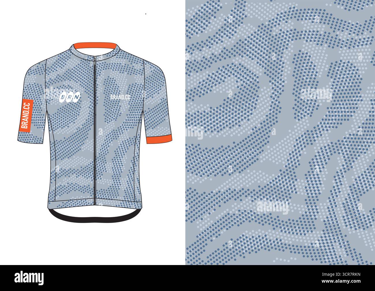 Cycling jersey design with abstract vector artwork in colorful modern ...