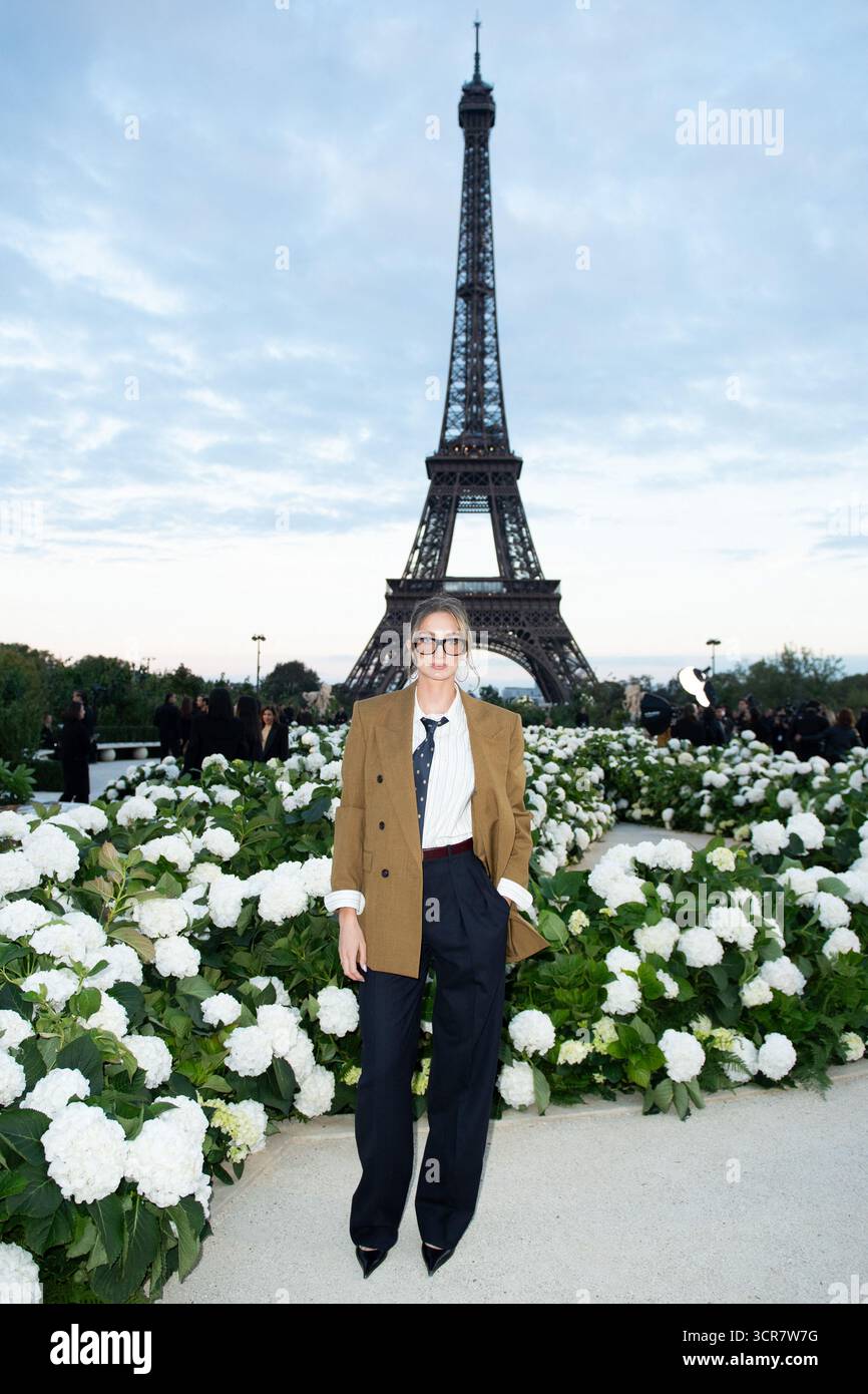 Mathilde Pinault attending the Saint Laurent Womenswear Spring/Summer ...