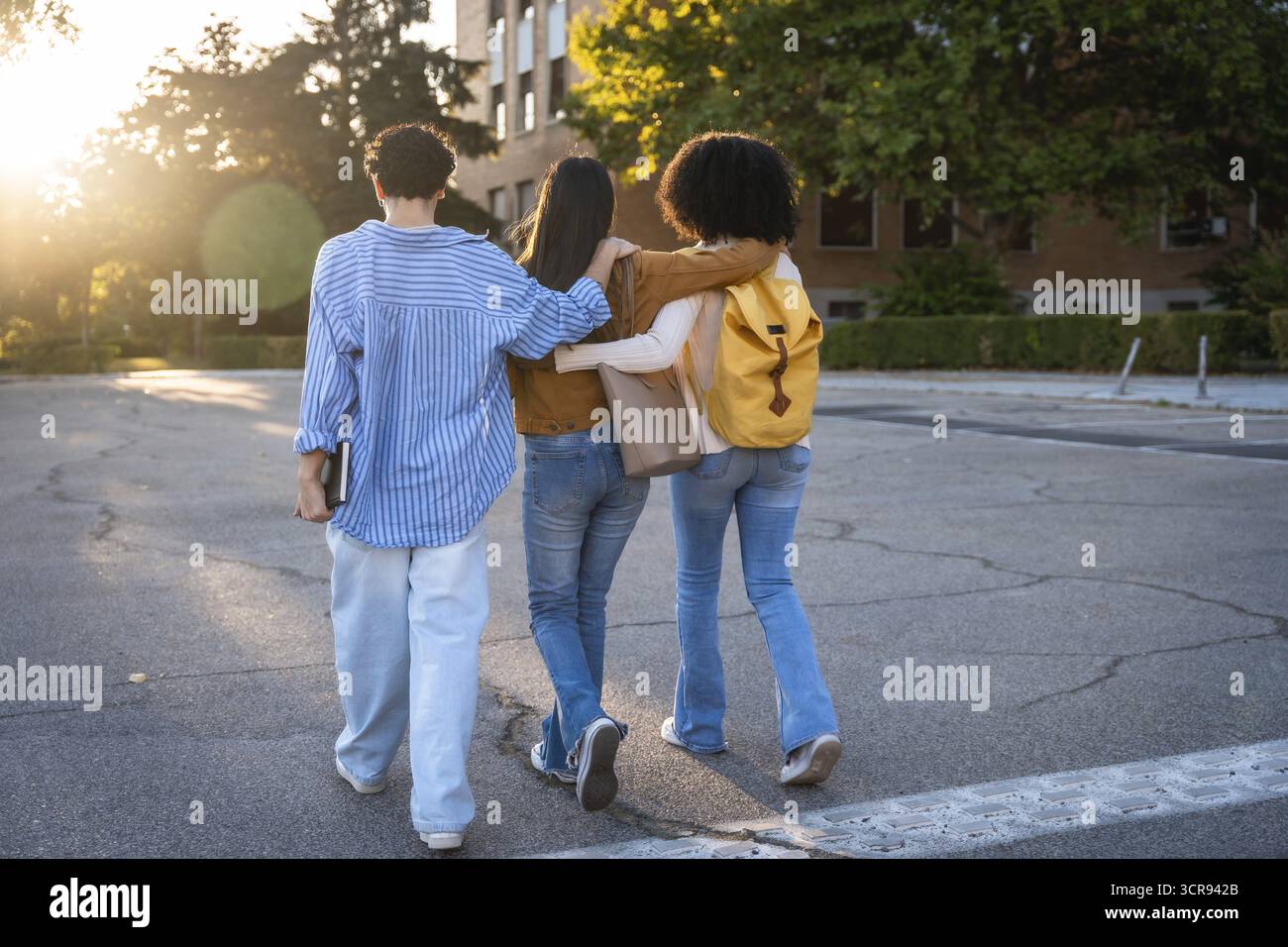 Diverse group students walking around hi-res stock photography and ...