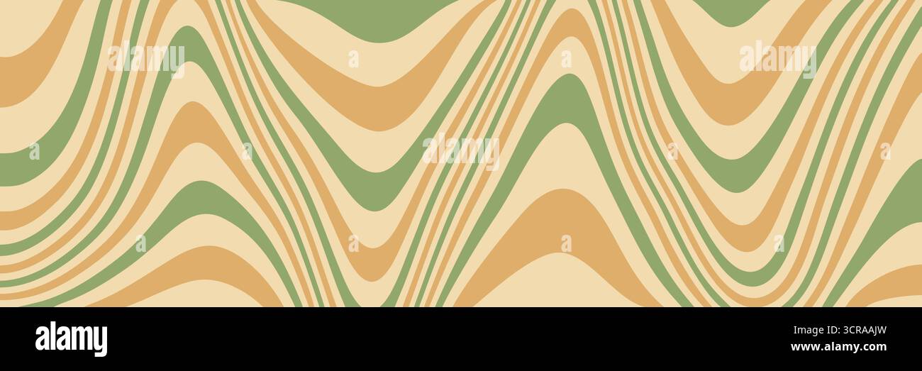 Abstract wavy background in retro style. Vector illustration Stock ...