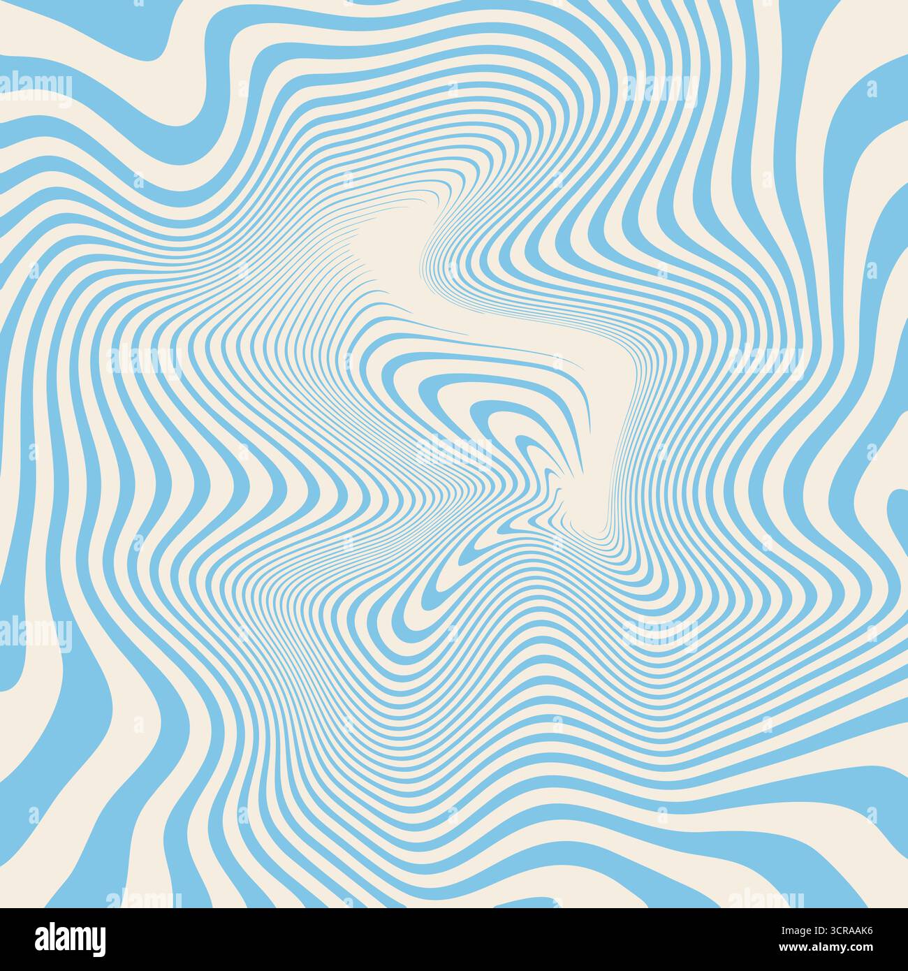 Abstract retro background with blue waves. Vector illustration Stock ...