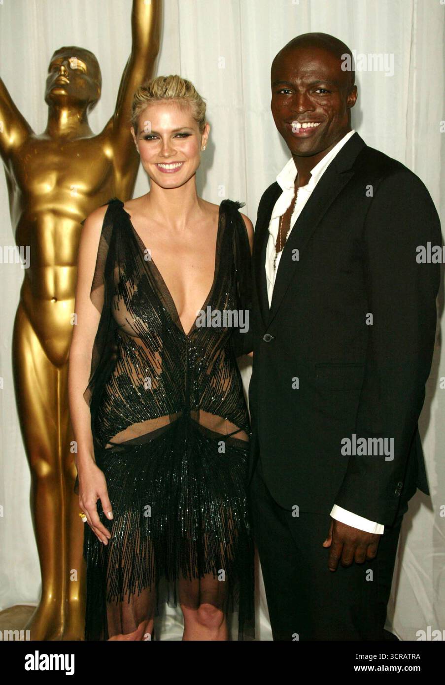Heidi Klum and Seal at the World Music Awards held at the Thomas