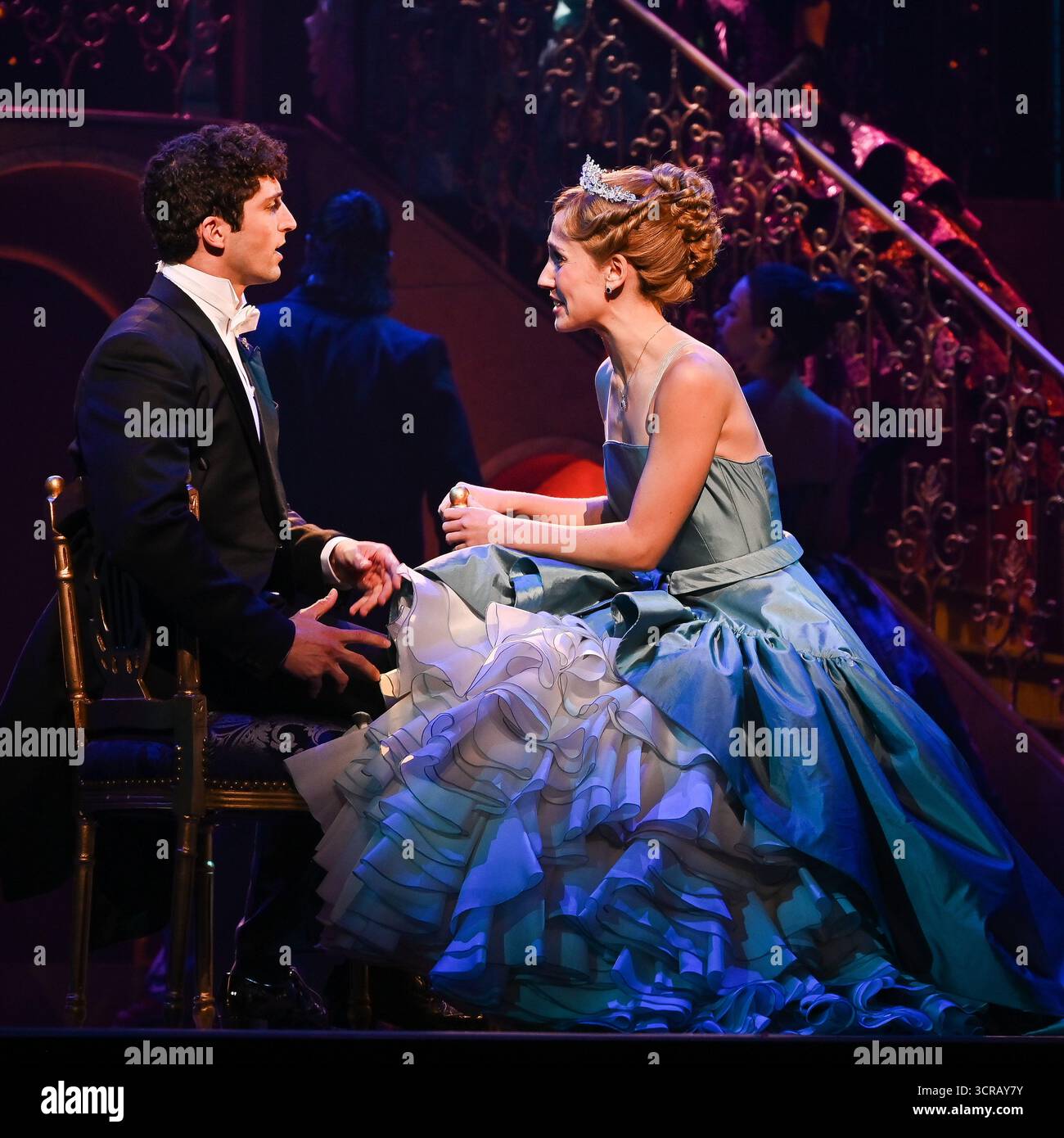 Actors Paule Mallagarai perform during the presentation of the musical ...