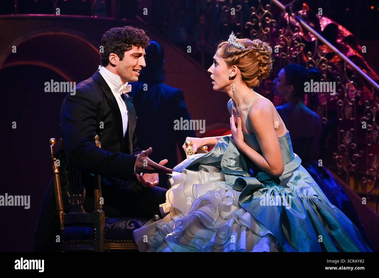 Actors Paule Mallagarai perform during the presentation of the musical ...