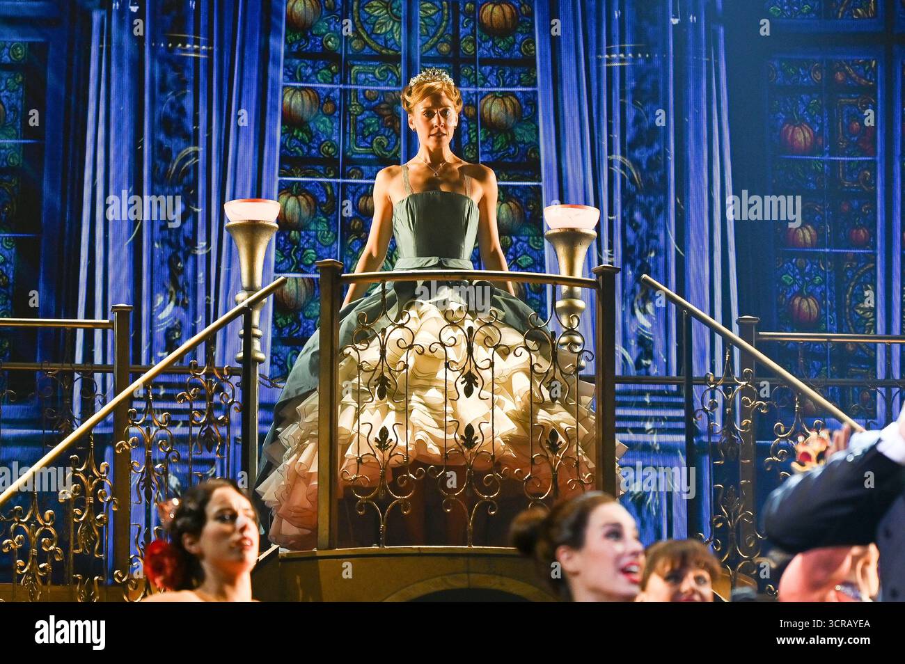 Actors Paule Mallagarai perform during the presentation of the musical ...