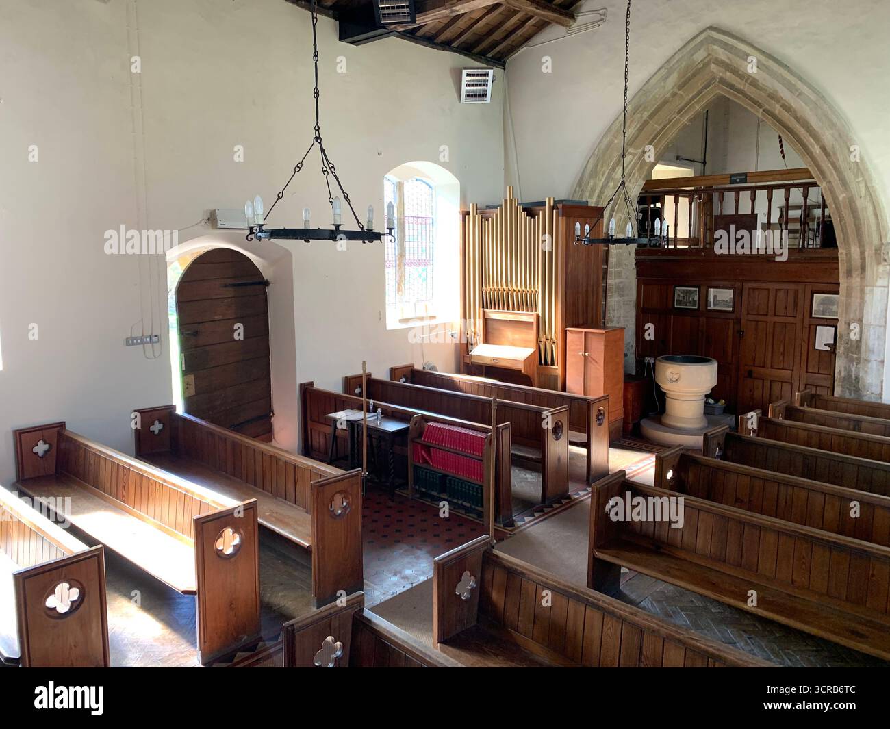 GREATWORTH  Northamptonshire Greatworth history Church Village Pargiter Washington Armey Married old family house place inside local residence - Smartphone Captured Stock Image