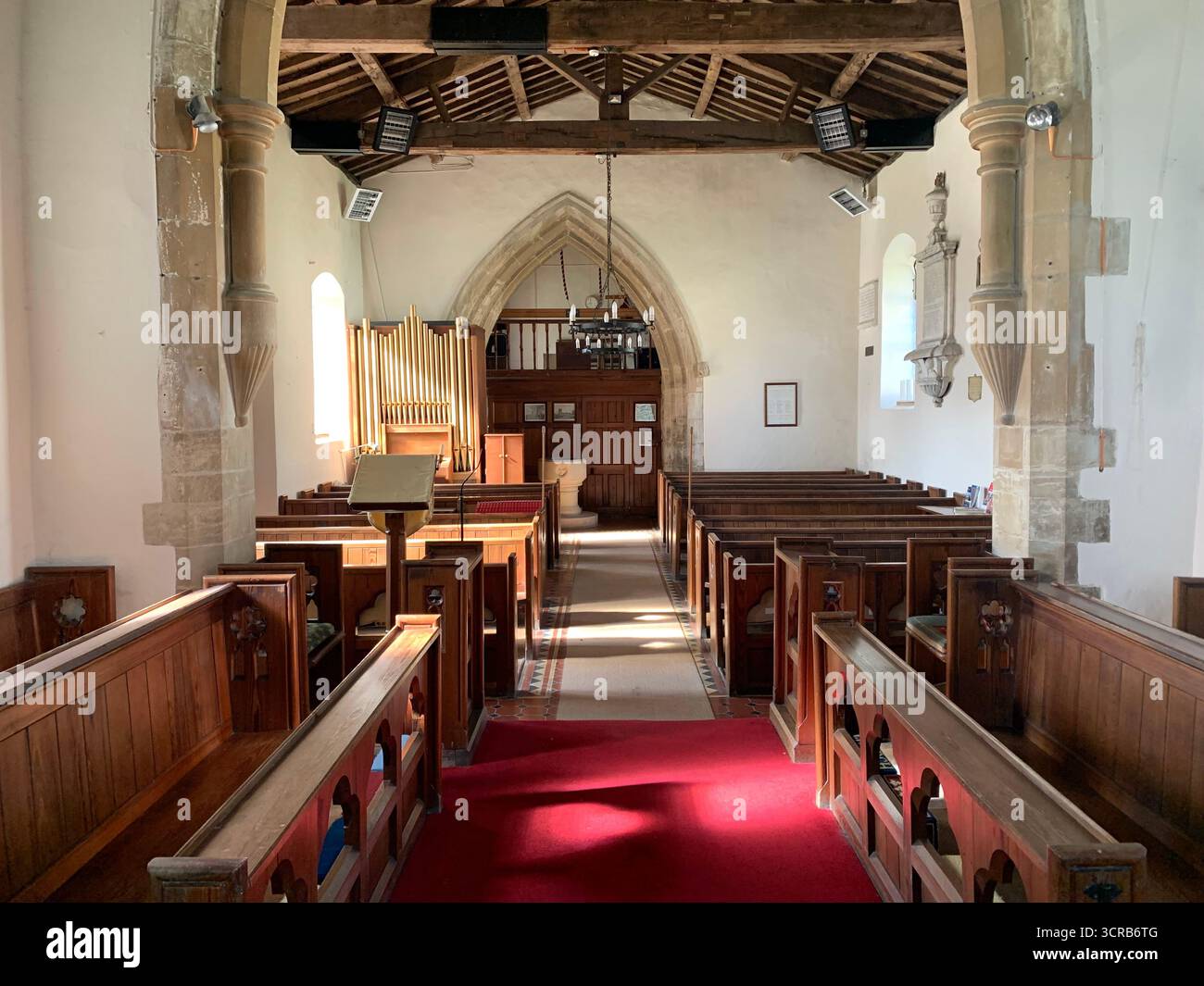 GREATWORTH  Northamptonshire Greatworth history Church Village Pargiter Washington Armey Married old family house place inside local residence - Smartphone Captured Stock Image
