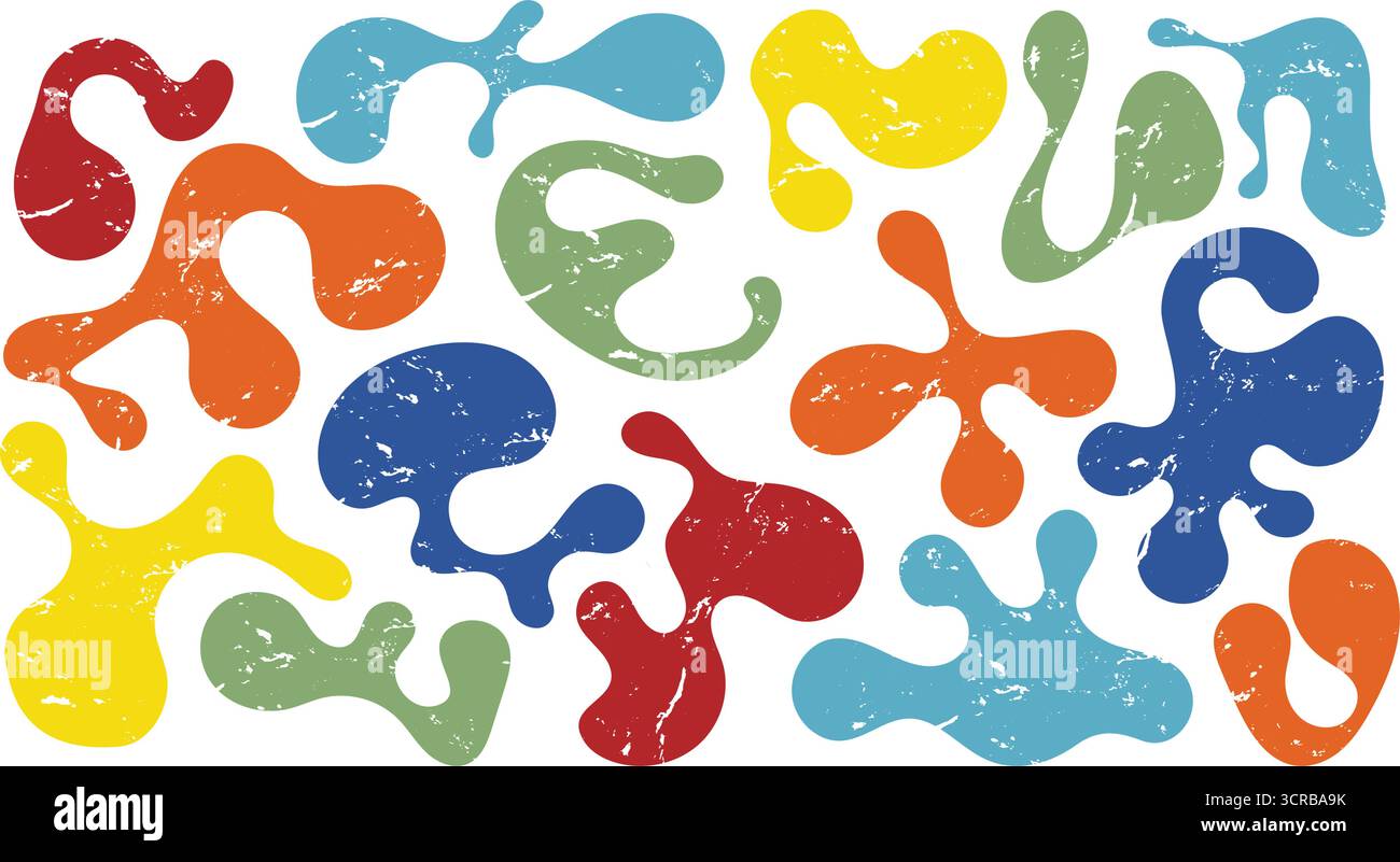 Blending irregular shapes hi-res stock photography and images - Alamy