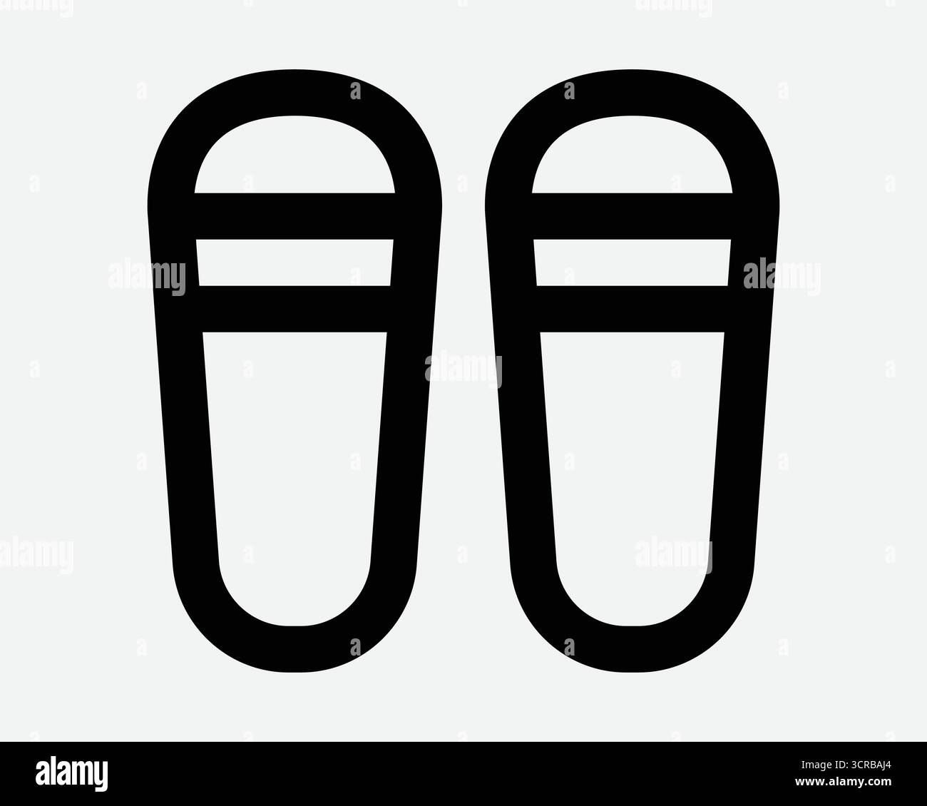 Feet wearing sandals Stock Vector Images - Alamy