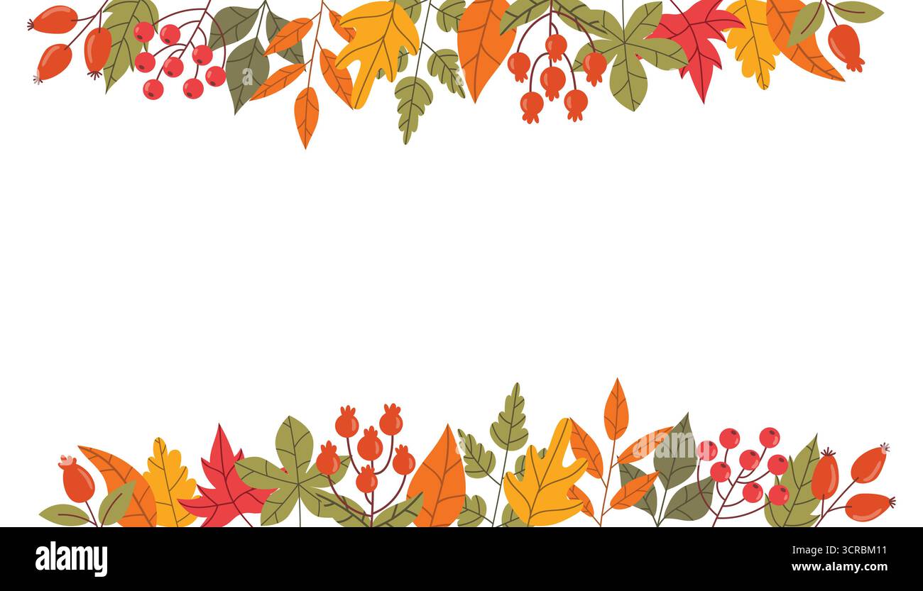 Thanksgiving border Stock Vector Images - Alamy, image size:1300x833