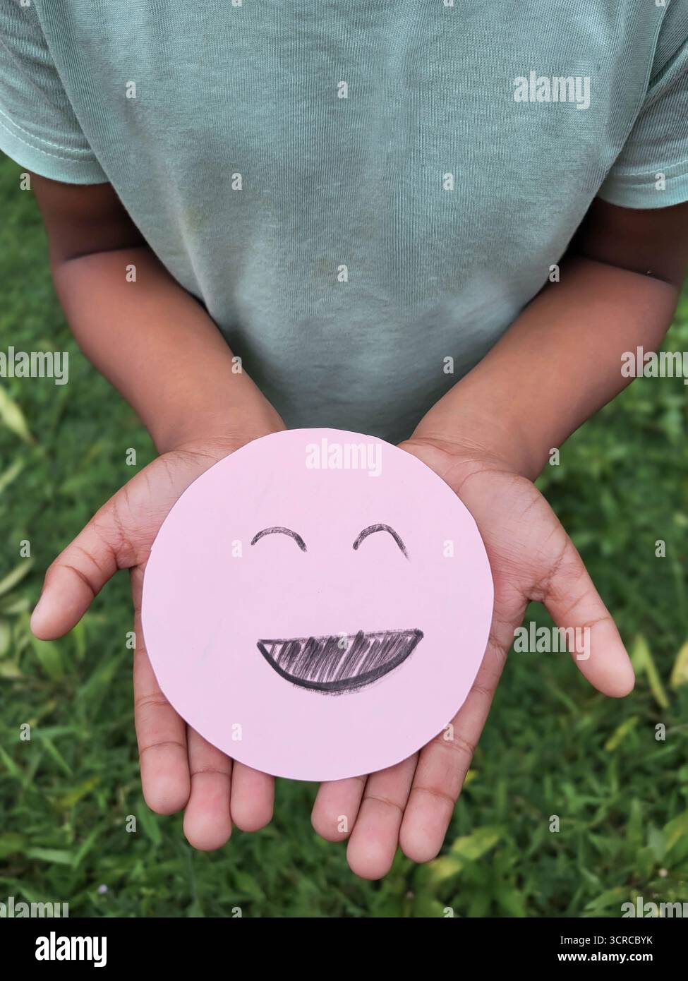 HAPPY, EMOTIONAL AND ANXIETY IN MIND - Smartphone Captured Stock Image