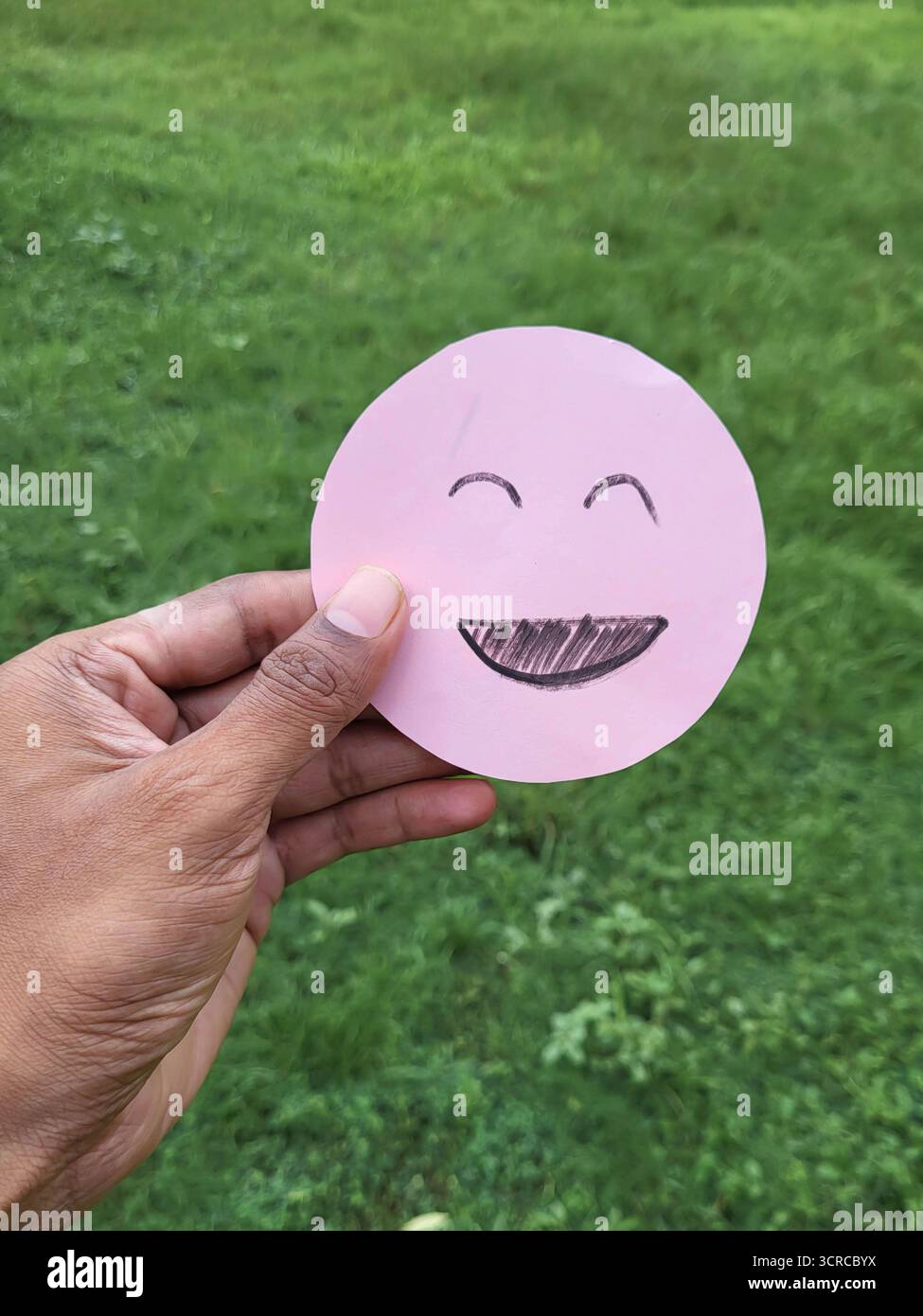 HAPPY, EMOTIONAL AND ANXIETY IN MIND - Smartphone Captured Stock Image