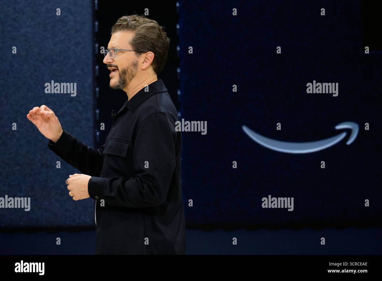 Daniel Rausch Daniel Rausch speaks at an Amazon event in New York, Tuesday, Sept. 30 ...