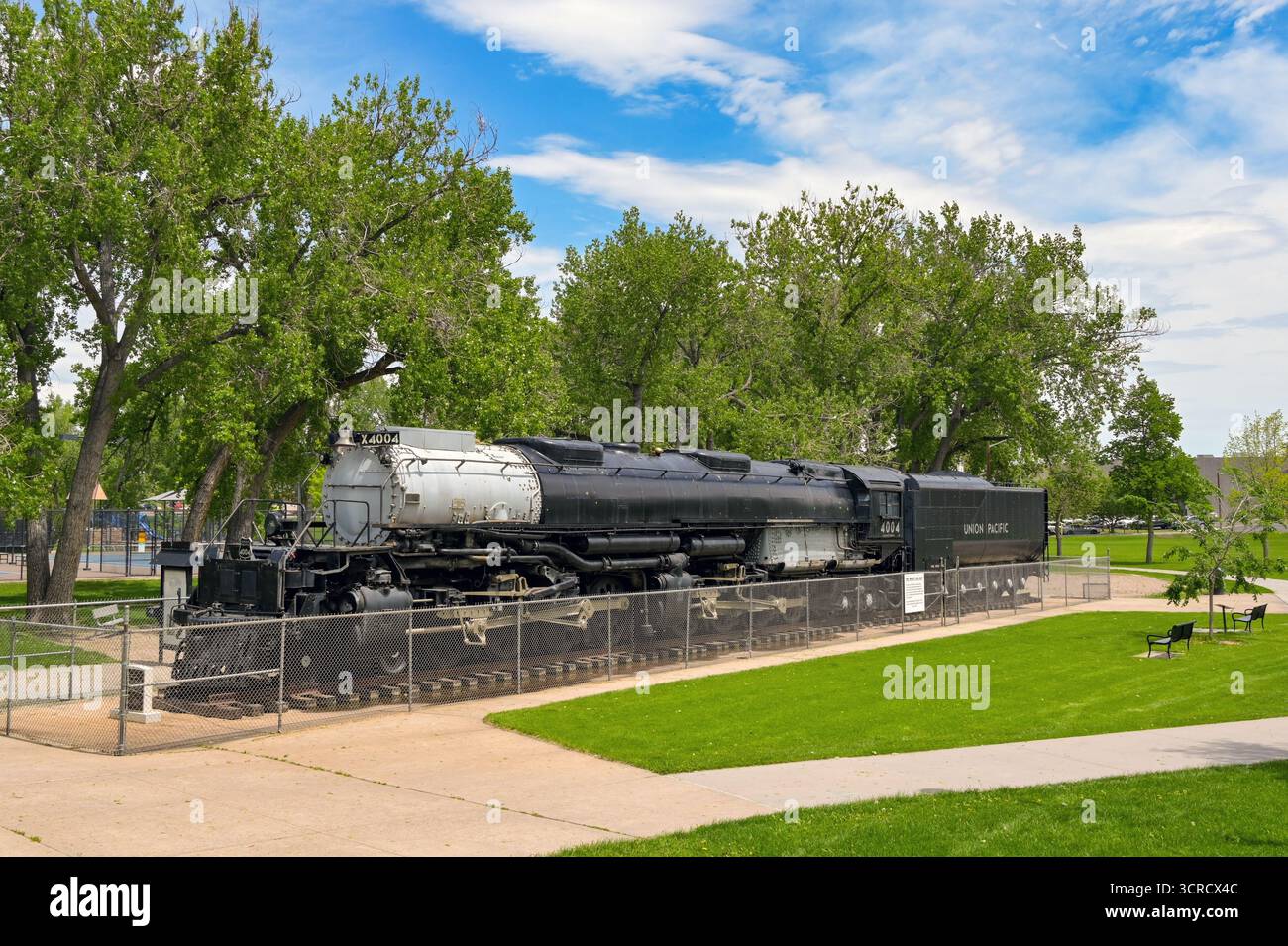 Cheyenne, Wyoming, USA - 2 June 2025: One of the historic Big Boy steam ...