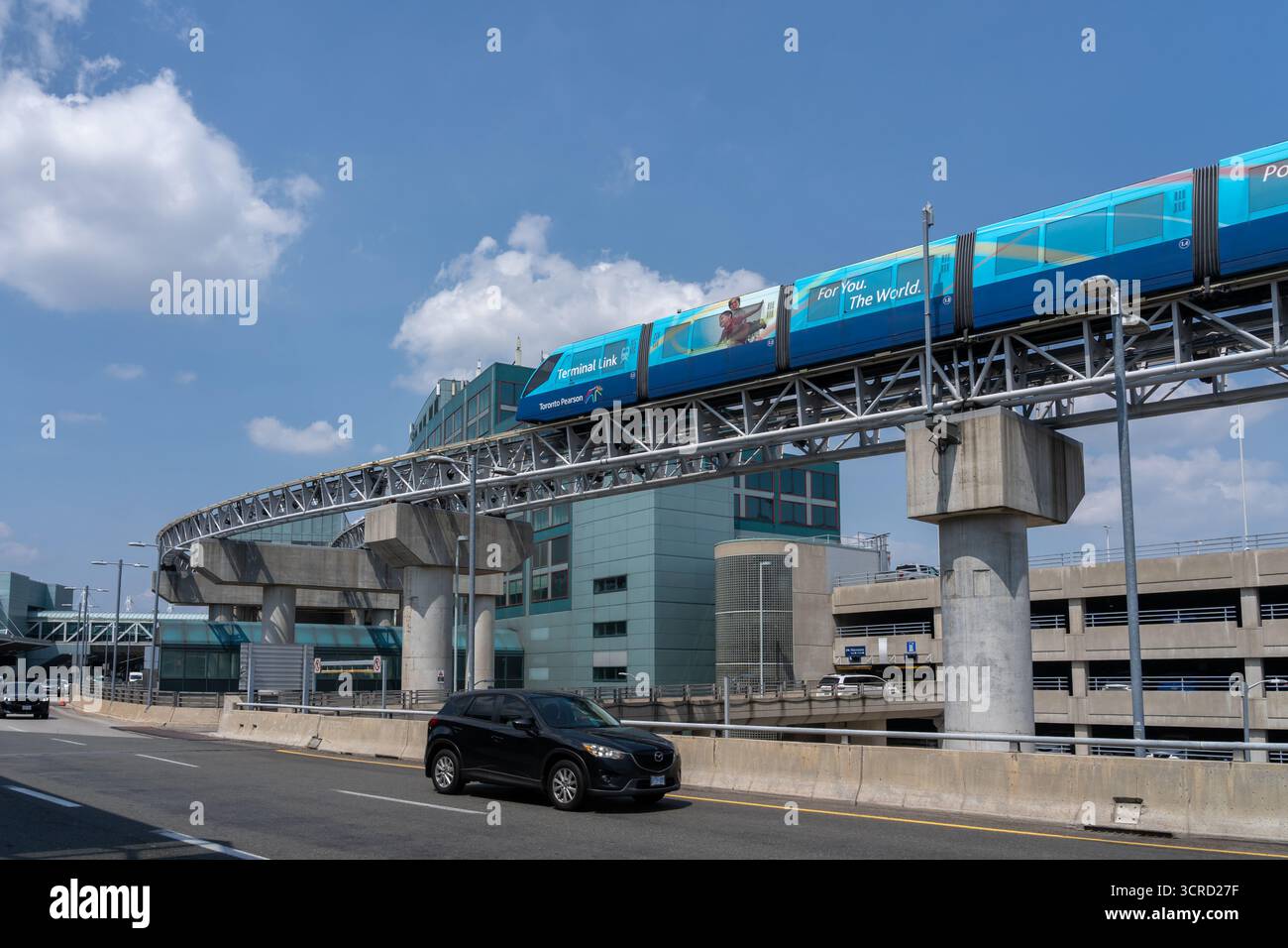 A Terminal Link train at Terminal 3 in Toronto Pearson International ...