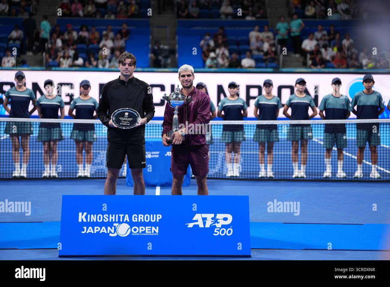 Tokyo, Japan. 30th September, 2025. Carlos Alcaraz of spain defeated ...