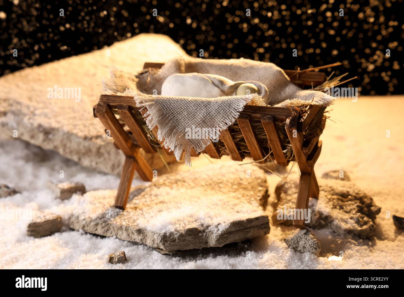 Manger baby jesus rocks hi-res stock photography and images - Alamy
