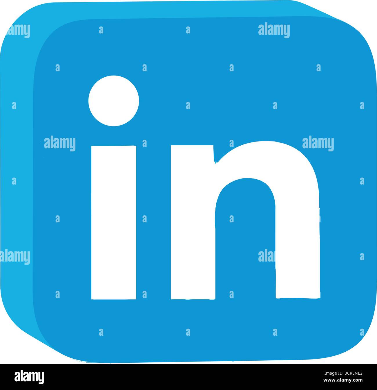 Linkedin icon Stock Vector Images - Alamy, image size:1300x1342