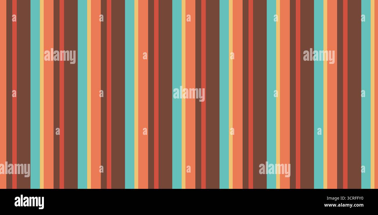 Stripes seamless pattern background in sweet colors Stock Vector
