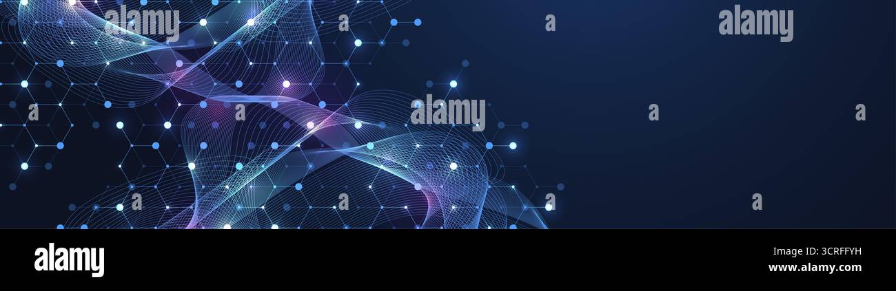 Abstract digital blockchain cube blocks concept. 3D big data cubes ...