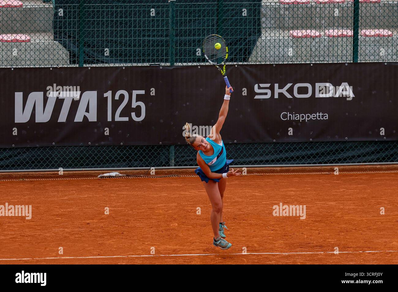 Sara Bejlek during the Internazionali di Calabria 2025 WTA 125 tennis match at Chiappetta Sport Village, Rende (Cosenza), Italy. Stock Photo