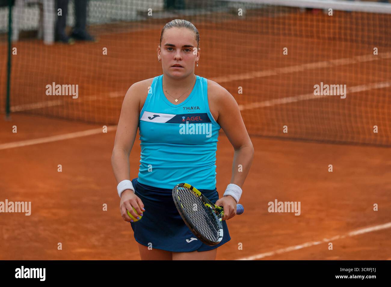 Sara Bejlek during the Internazionali di Calabria 2025 WTA 125 tennis match at Chiappetta Sport Village, Rende (Cosenza), Italy. Stock Photo