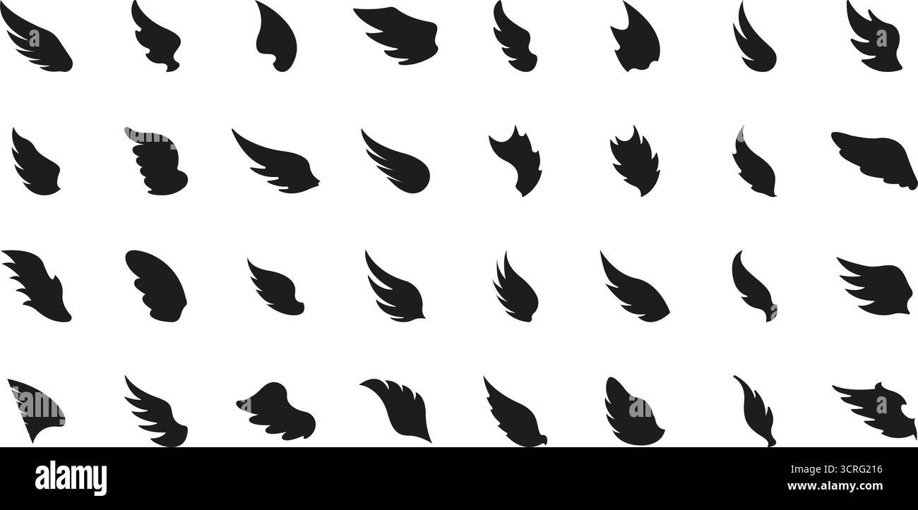 Diverse wing designs hi-res stock photography and images - Alamy