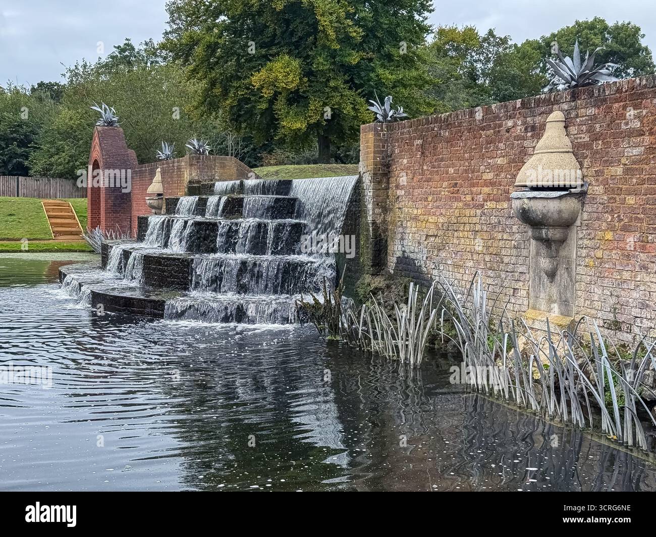 Water Gardens - Bushy Park, London - Smartphone Captured Stock Image