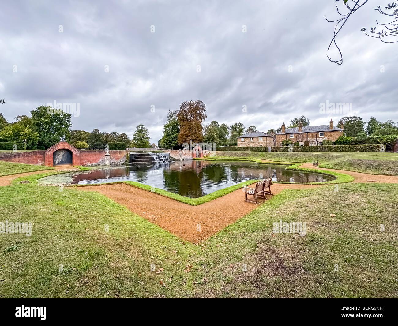 Water Gardens - Bushy Park, London - Smartphone Captured Stock Image