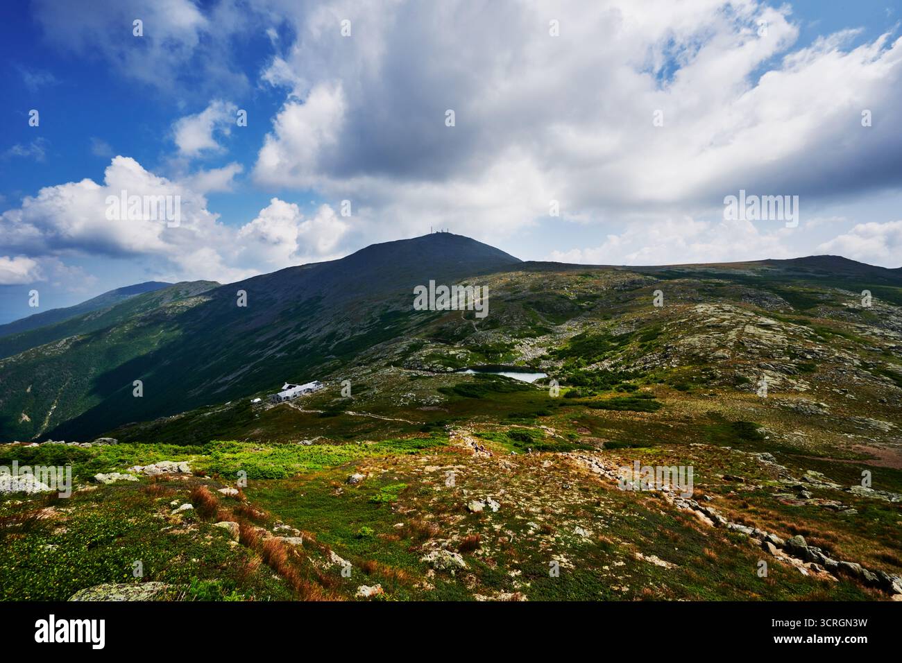 View of the white Mountains and Mount Washington from Lake of the ...