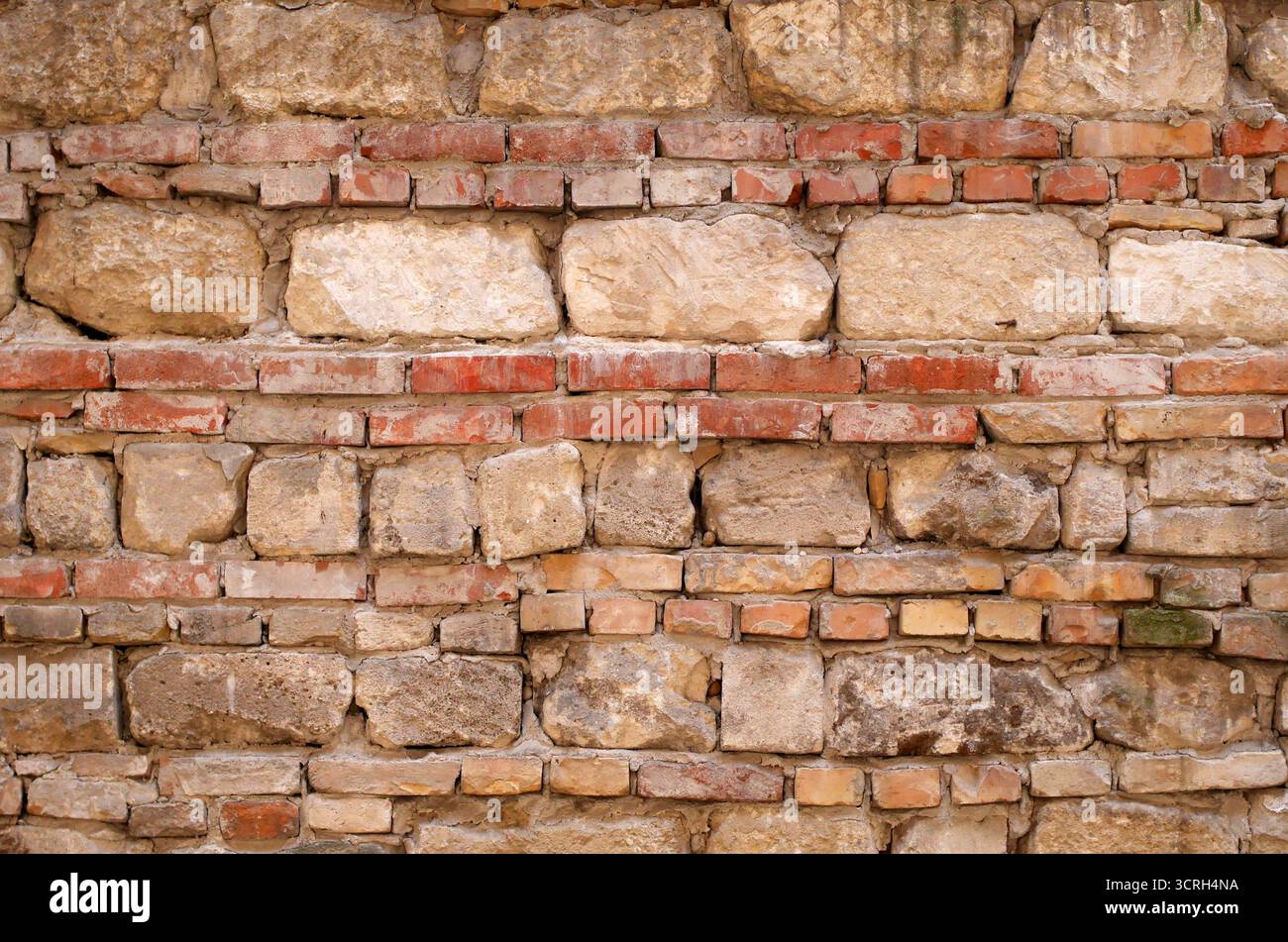 The reconstructed Jewish Ghetto Wall, Kiraly utca, 7th District, Budapest, Hungary Stock Photo