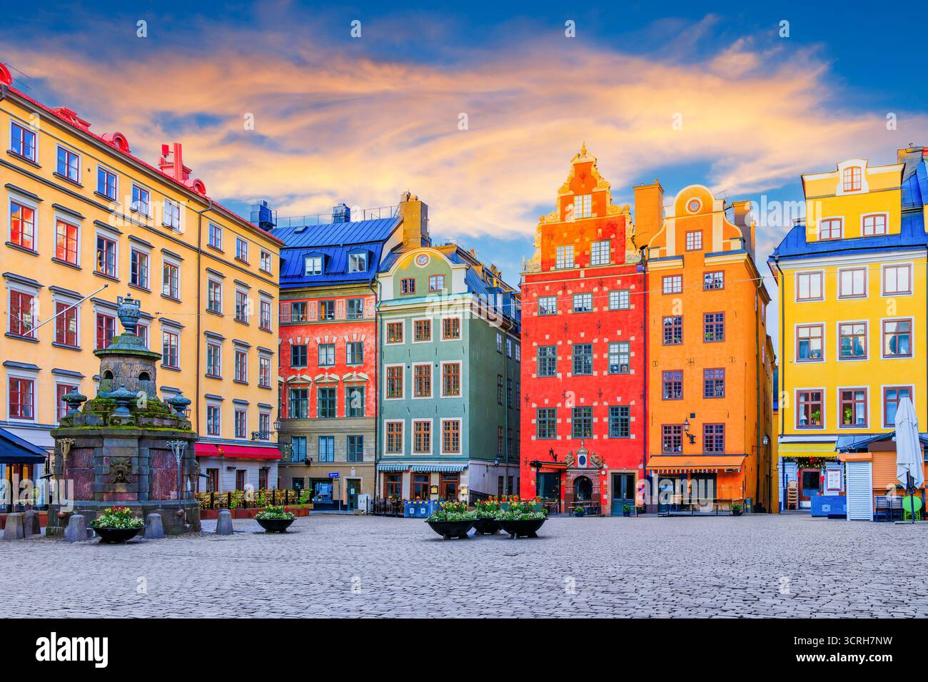 Stockholm, Sweden. Stortorget square in Gamla Stan, the old town. Scandinavia. Stock Photo