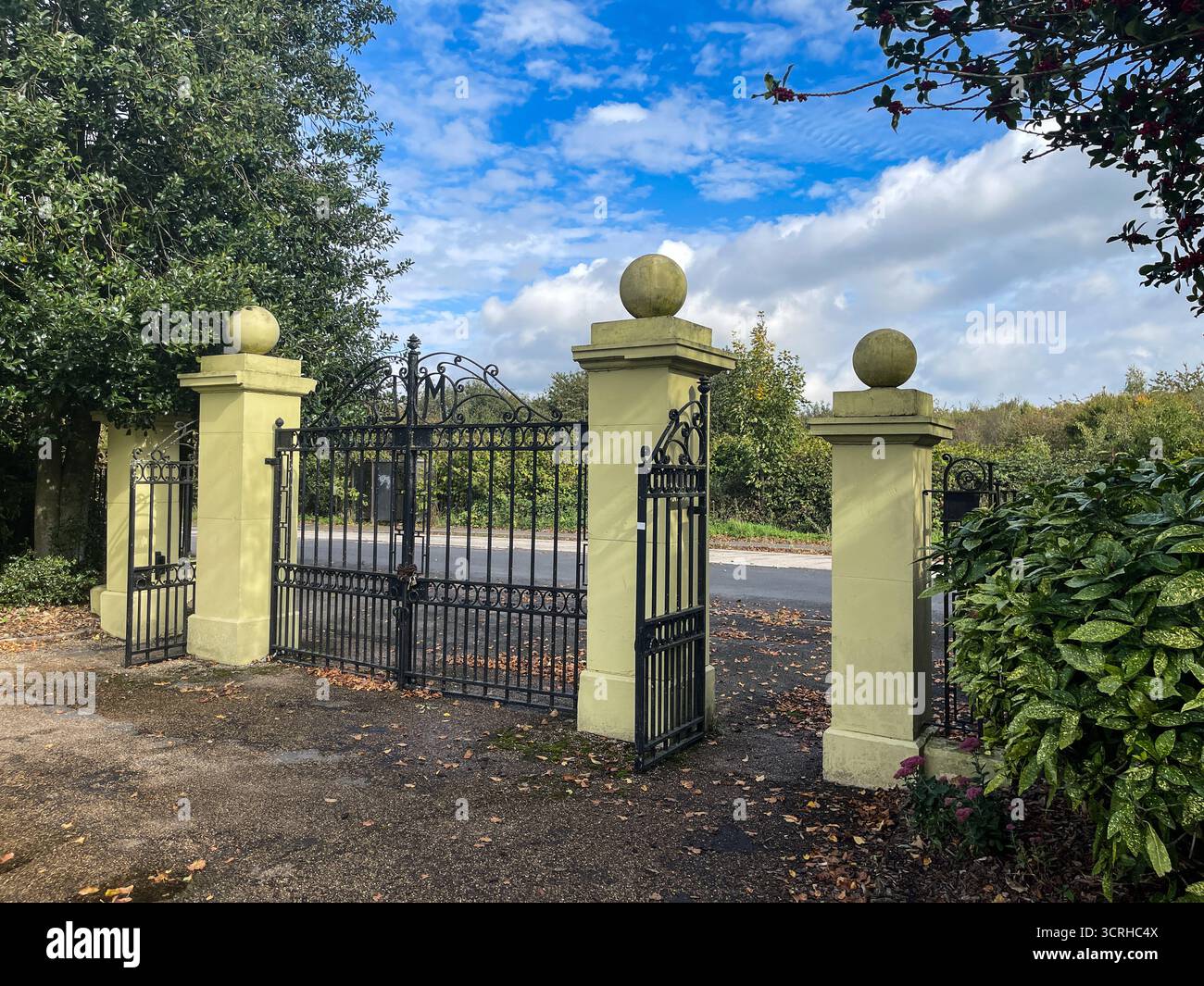 Maurice Lea Memorial Park Children's Play Area and Bandstand - Smartphone Captured Stock Image