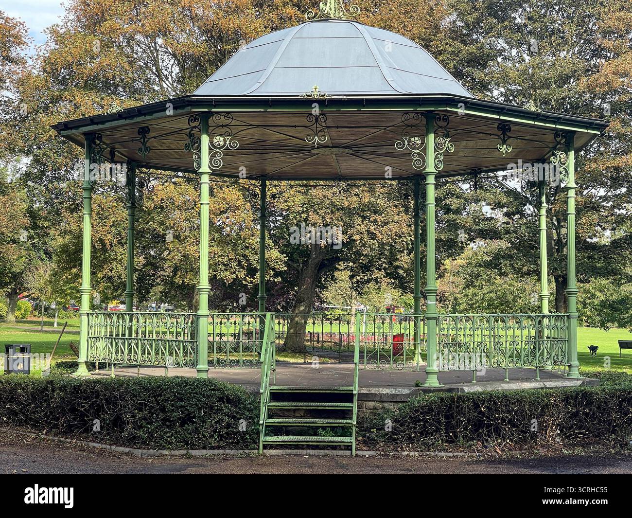 Maurice Lea Memorial Park Children's Play Area and Bandstand - Smartphone Captured Stock Image