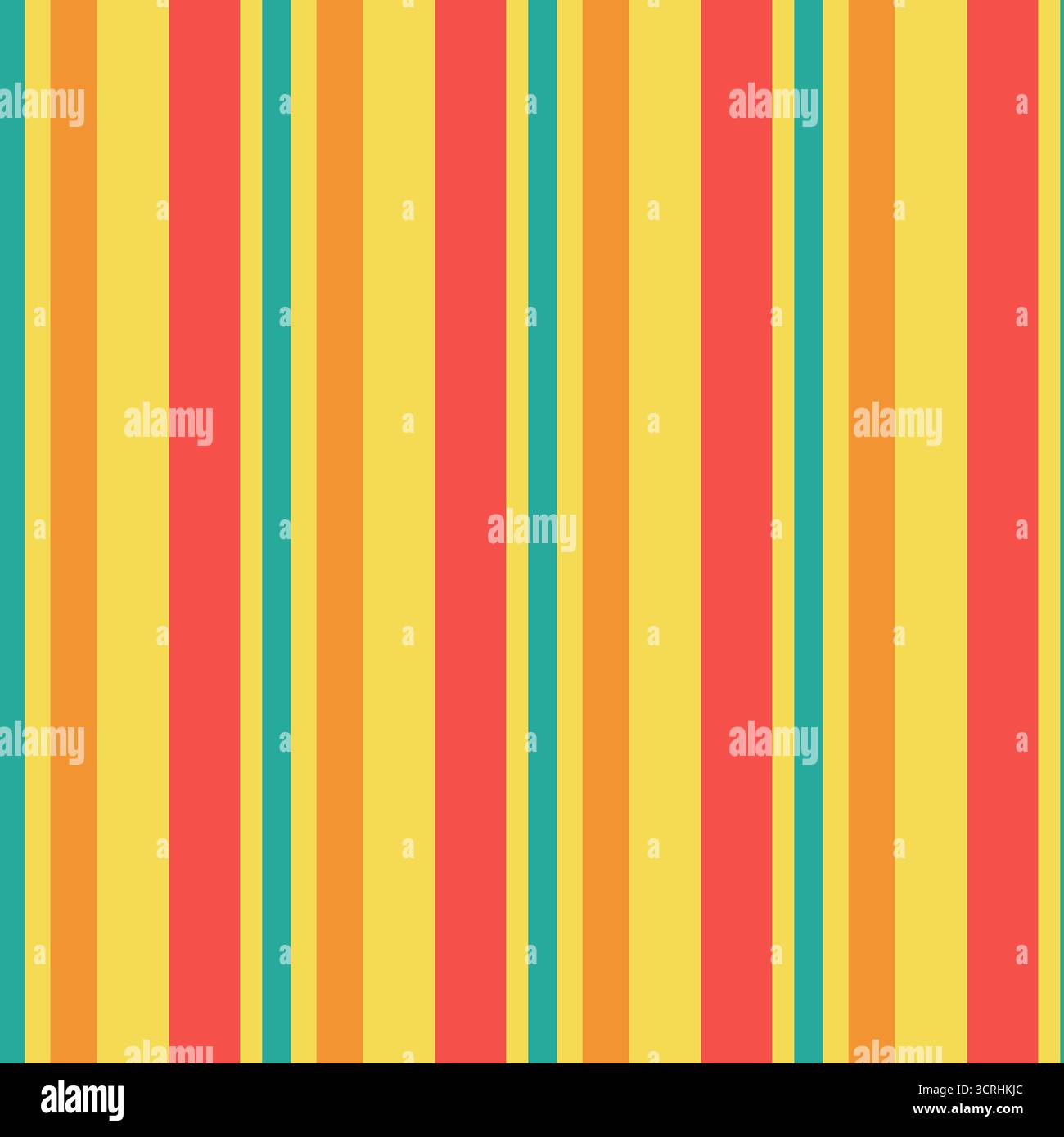 Abstract vector striped seamless pattern with colored stripes Stock Vector