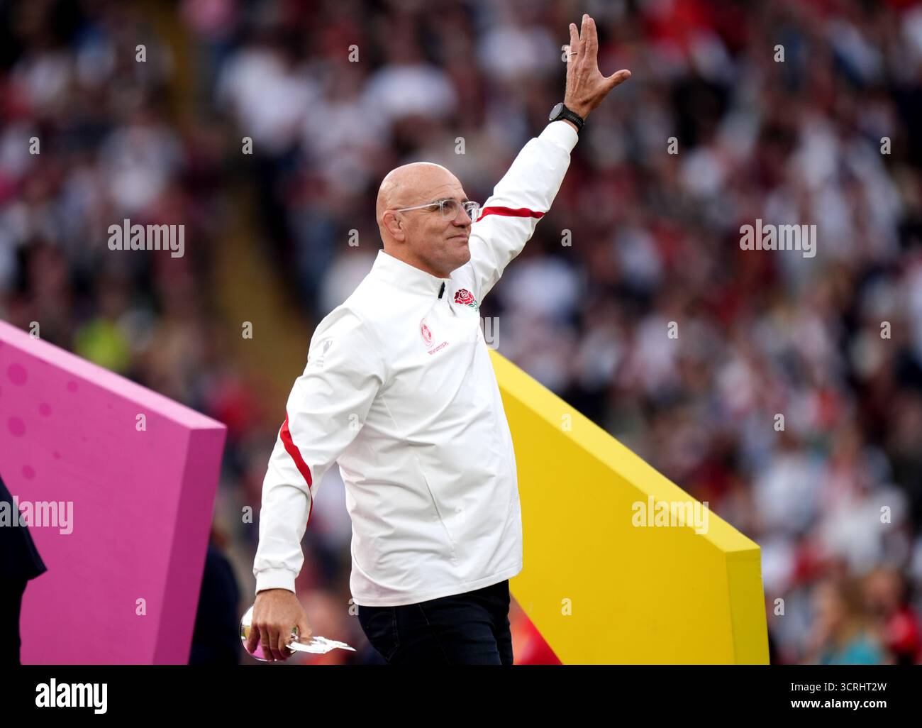England head coach John Mitchell after the Women's Rugby World Cup ...