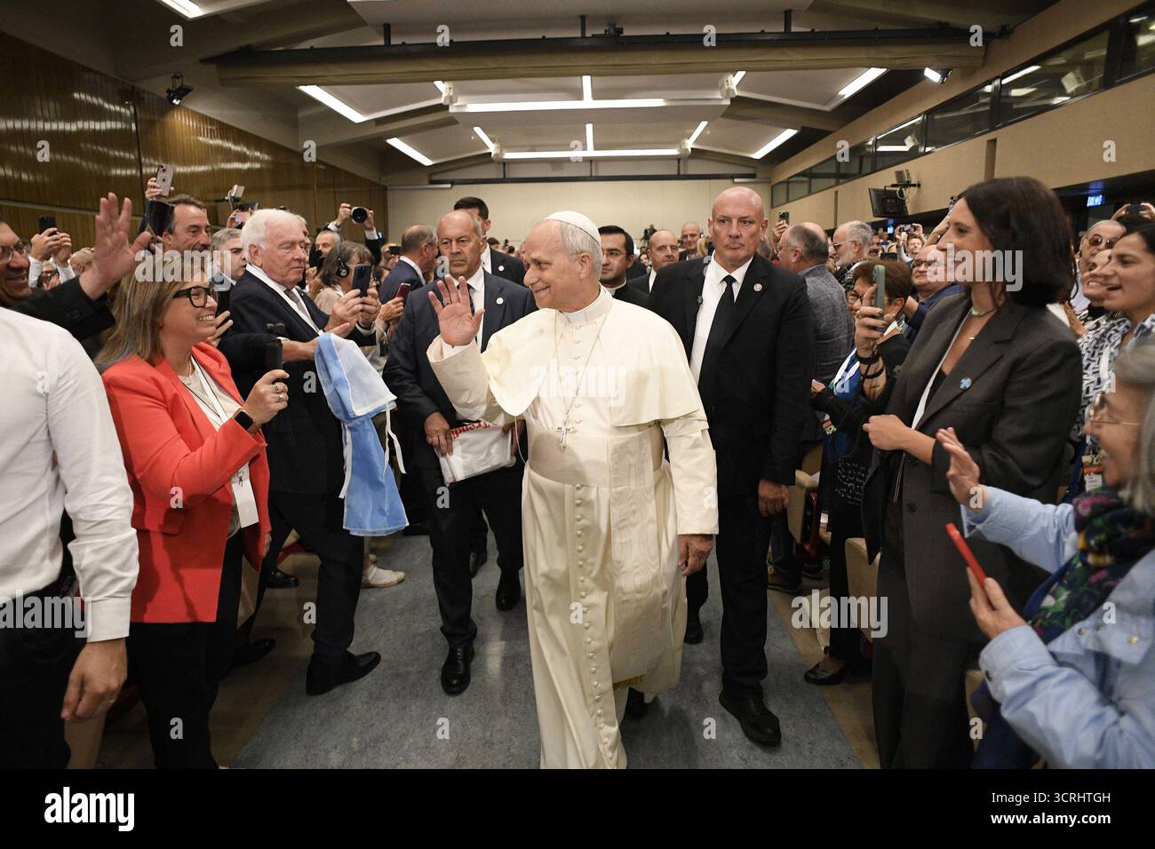 Pope Leo XIV attends the International Conference ‘Raising Hope for ...