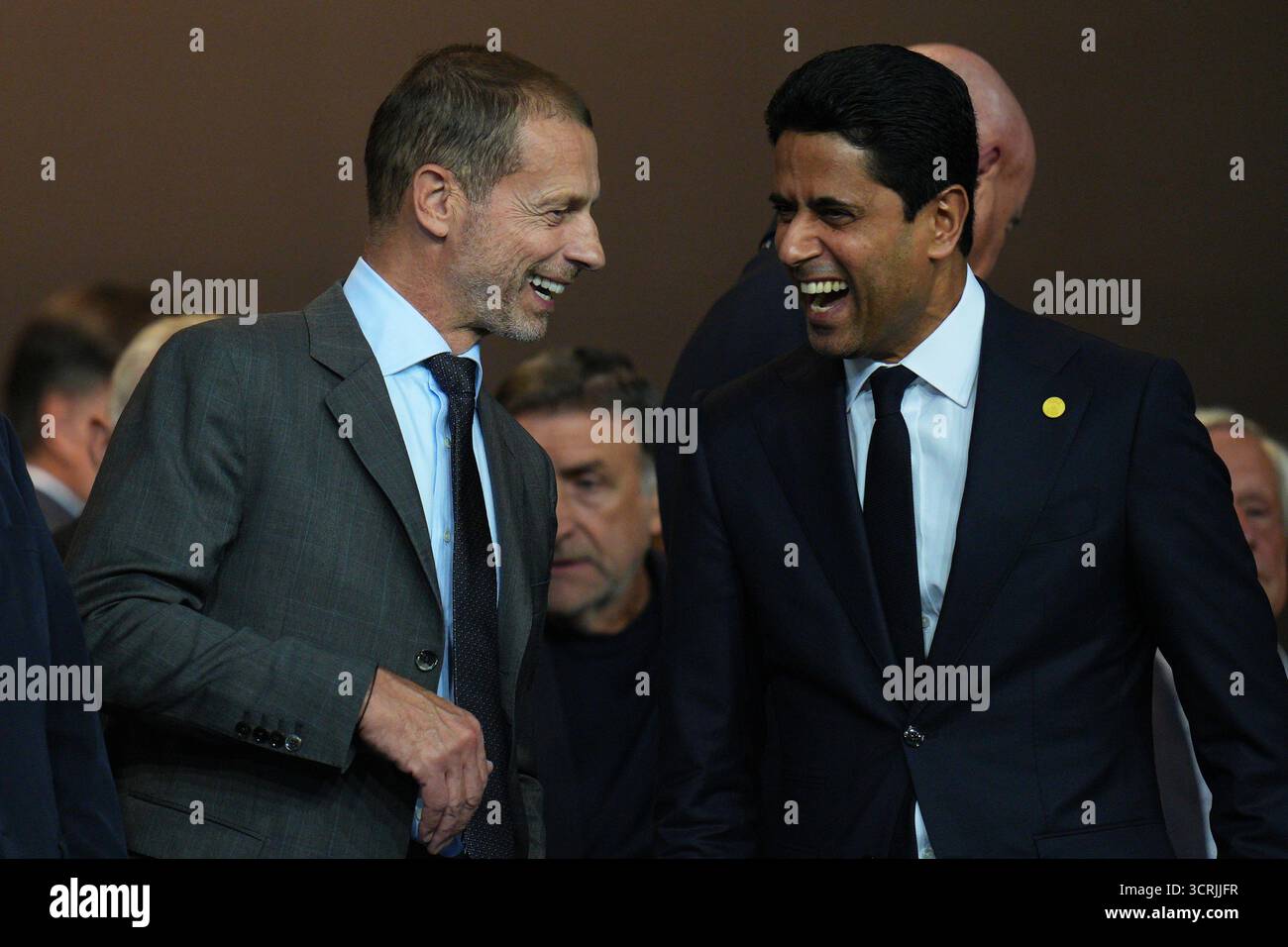 UEFA President Ceferin Meets PSG and ECA Chief Nasser Al-Khelaifi UEFA President Ceferin Meets PSG and ECA Chief Nasser Al-Khelaifi