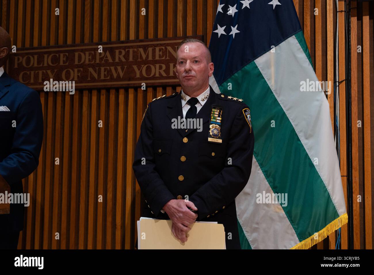 Nypd pba flag hi res stock photography and images Alamy