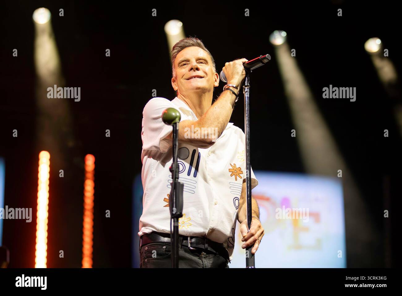 Manchester, England, 1st October, 2025. Deacon Blue playing AO Arena in Manchester on their The Great Western Road Trip. Credit: Izzy Clayton/Alamy Live News Stock Photo