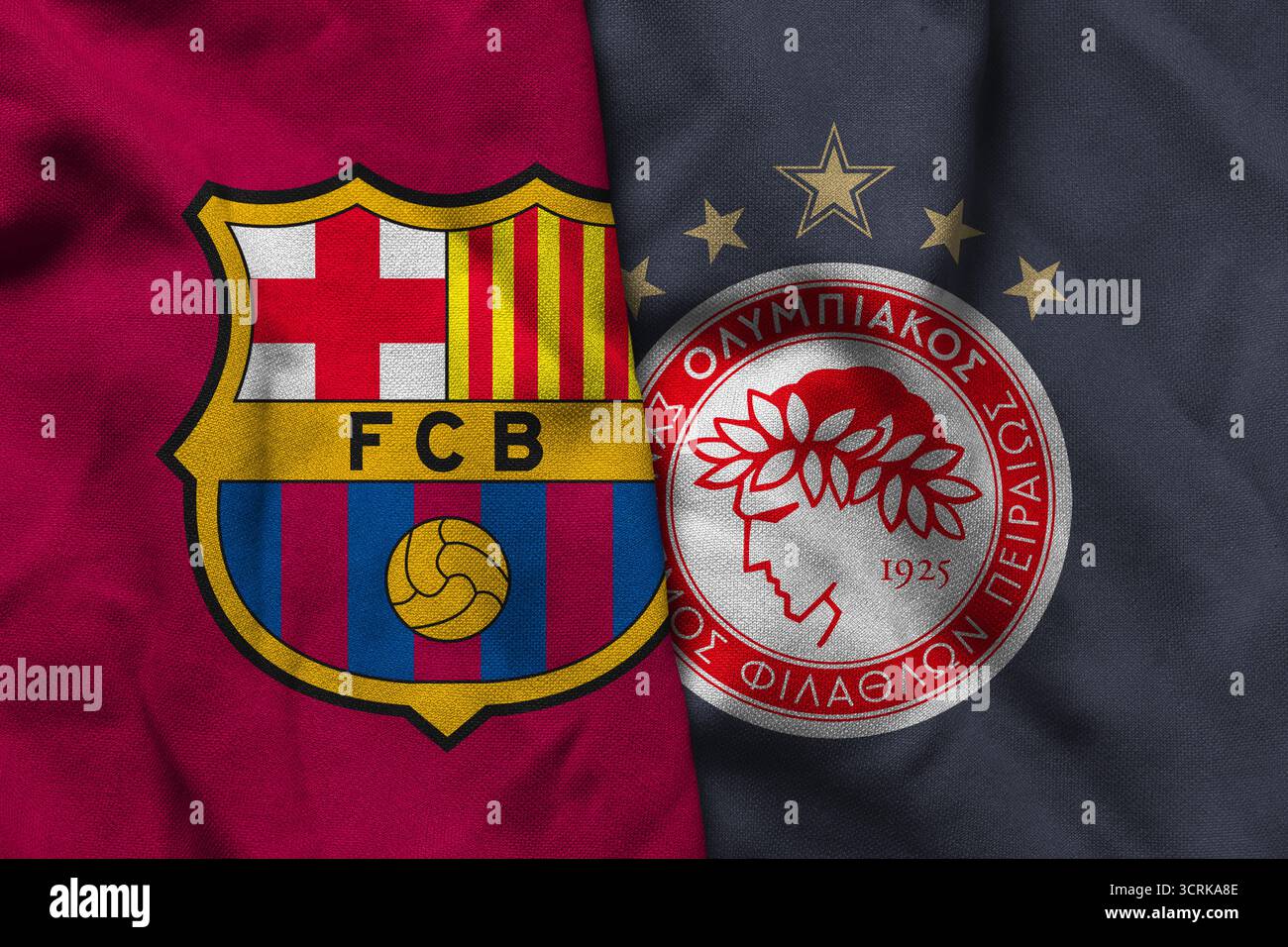 Uefa Texture Pringsewu, Lampung; October 3, 2025; The original wavy fabric texture ...