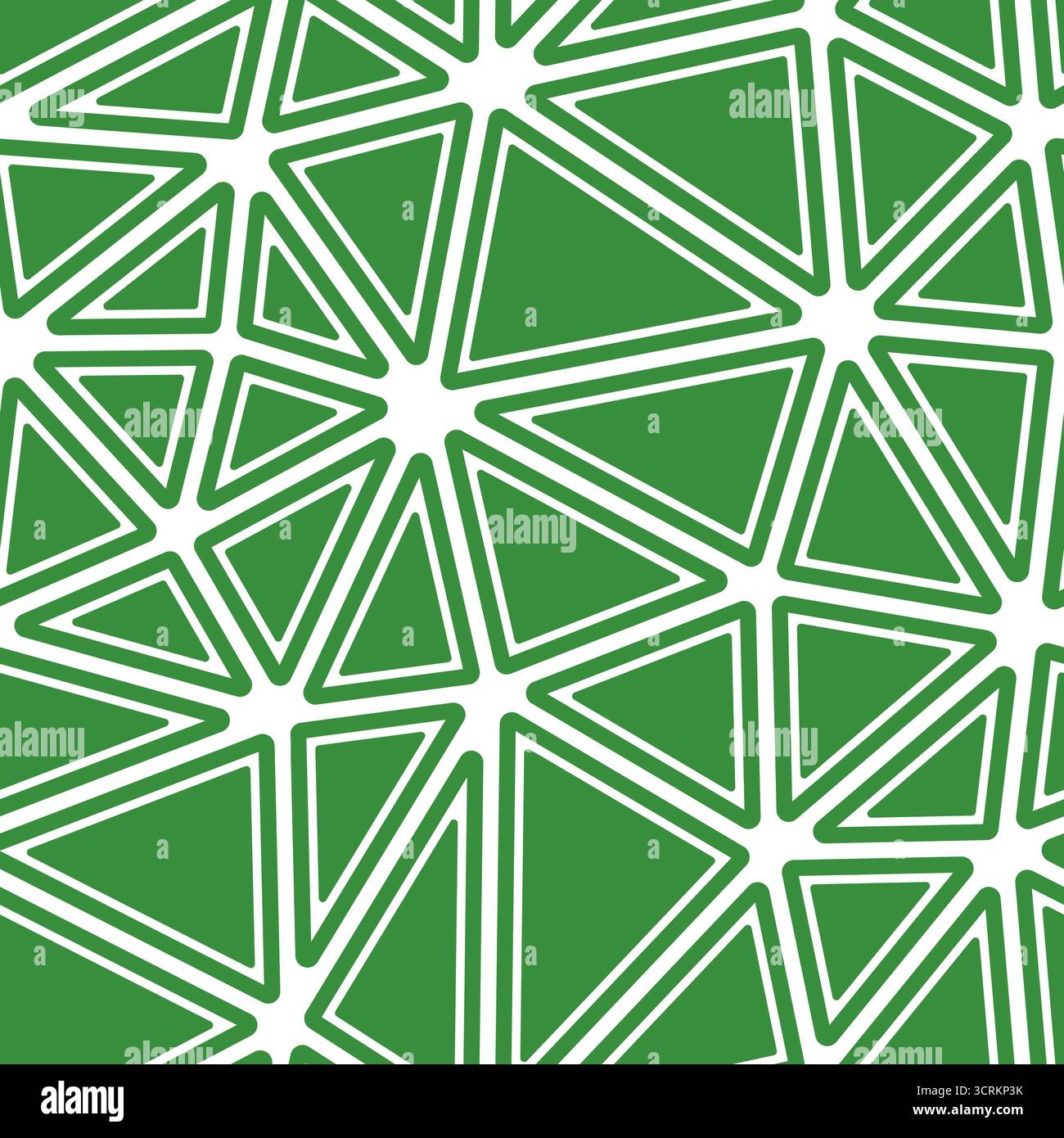 Geometric pattern. Rounded solid shapes in frames. Big triangles size. Solid color style. Repeatable pattern. Beautiful vector tiles. Stock Vector