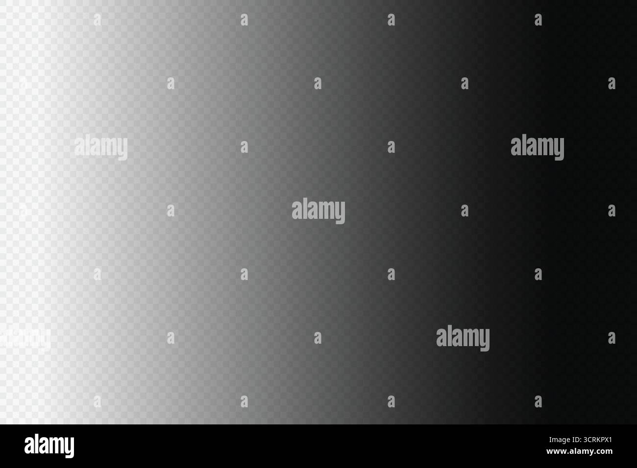 Black and White Lateral Gradient Overlay or Shadow Effect Soft Grayscale Overlay Gradient Abstract Checkered Background. Stock Vector