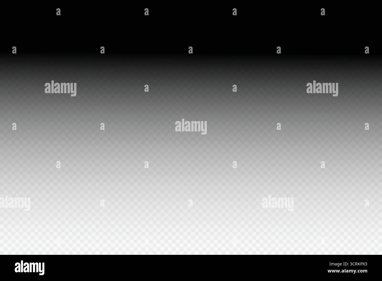 Black and White Vertical Gradient Overlay or Shadow Effect Background Vector. Stock Vector