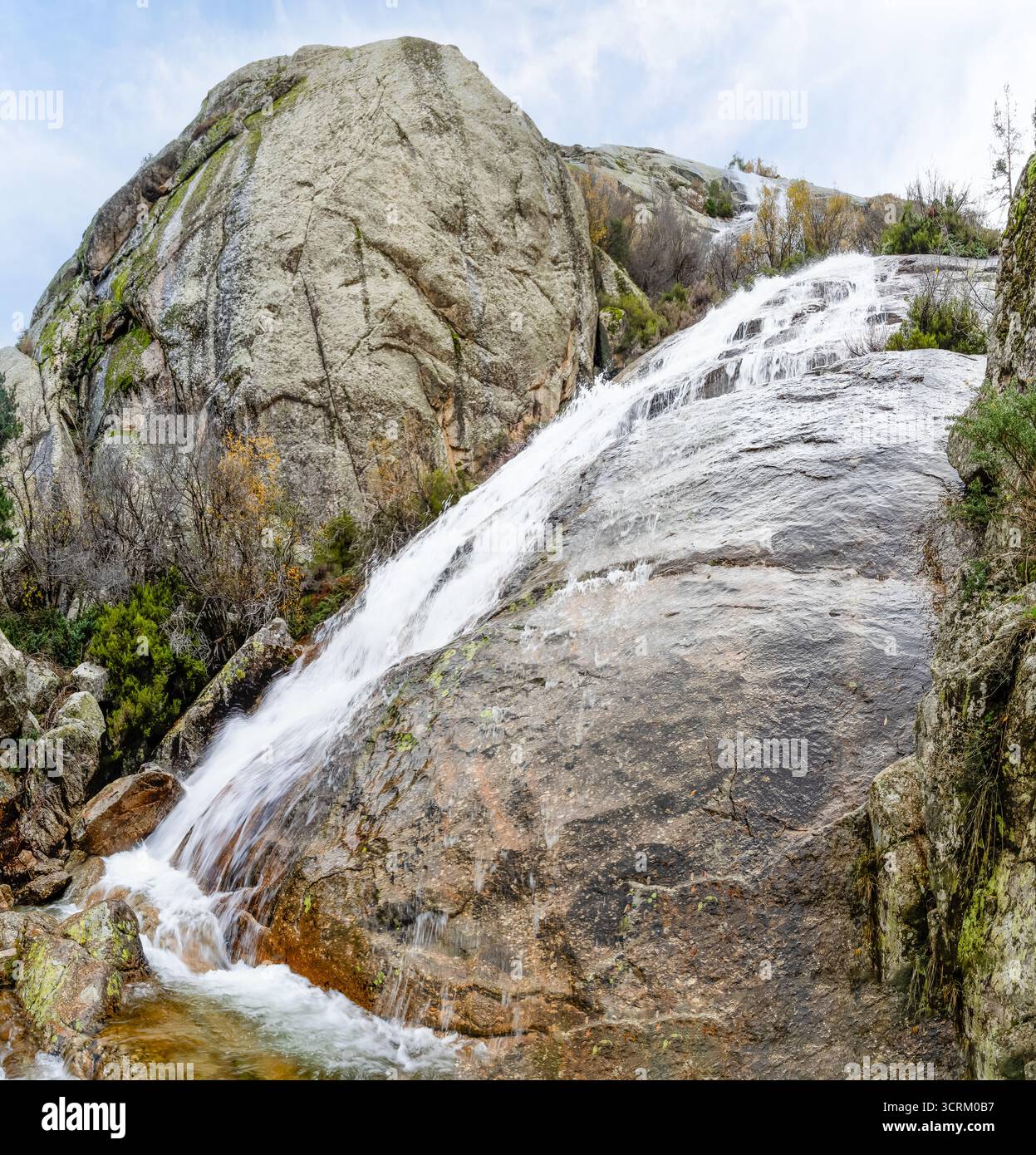 Waterfall Called Chorro Grande In The Town Of Granja De San Ildefonso waterfall-called-chorro-grande-in-the-town-of-granja-de-san-ildefonso