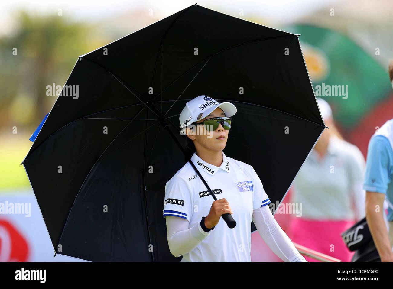 October 1, 2025 - Jin Hee Im walks down the fairway during the first ...