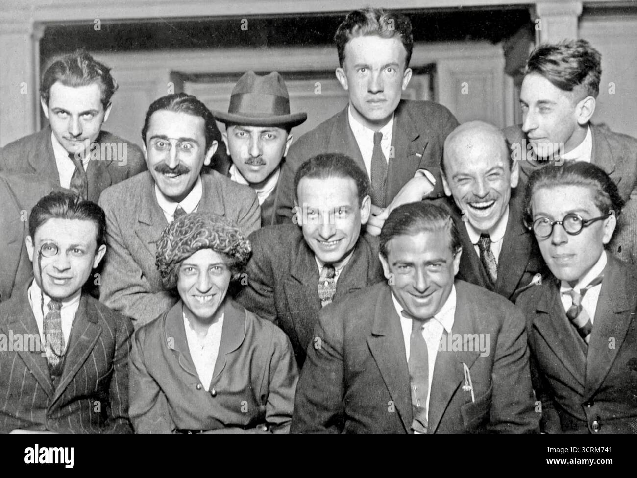 Dada Artists - Paris - 1921 Stock Photo